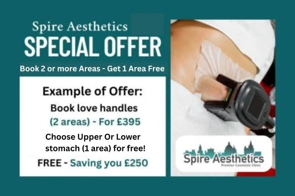 Fat Freezing Promotion Peak Dale from Spire Aesthetics - Book Today!